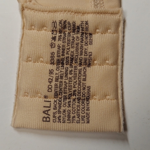 Bali Passion for Comfort Seamless Underwire Minimizer Bra  DD 42/95 - Picture 7 of 10